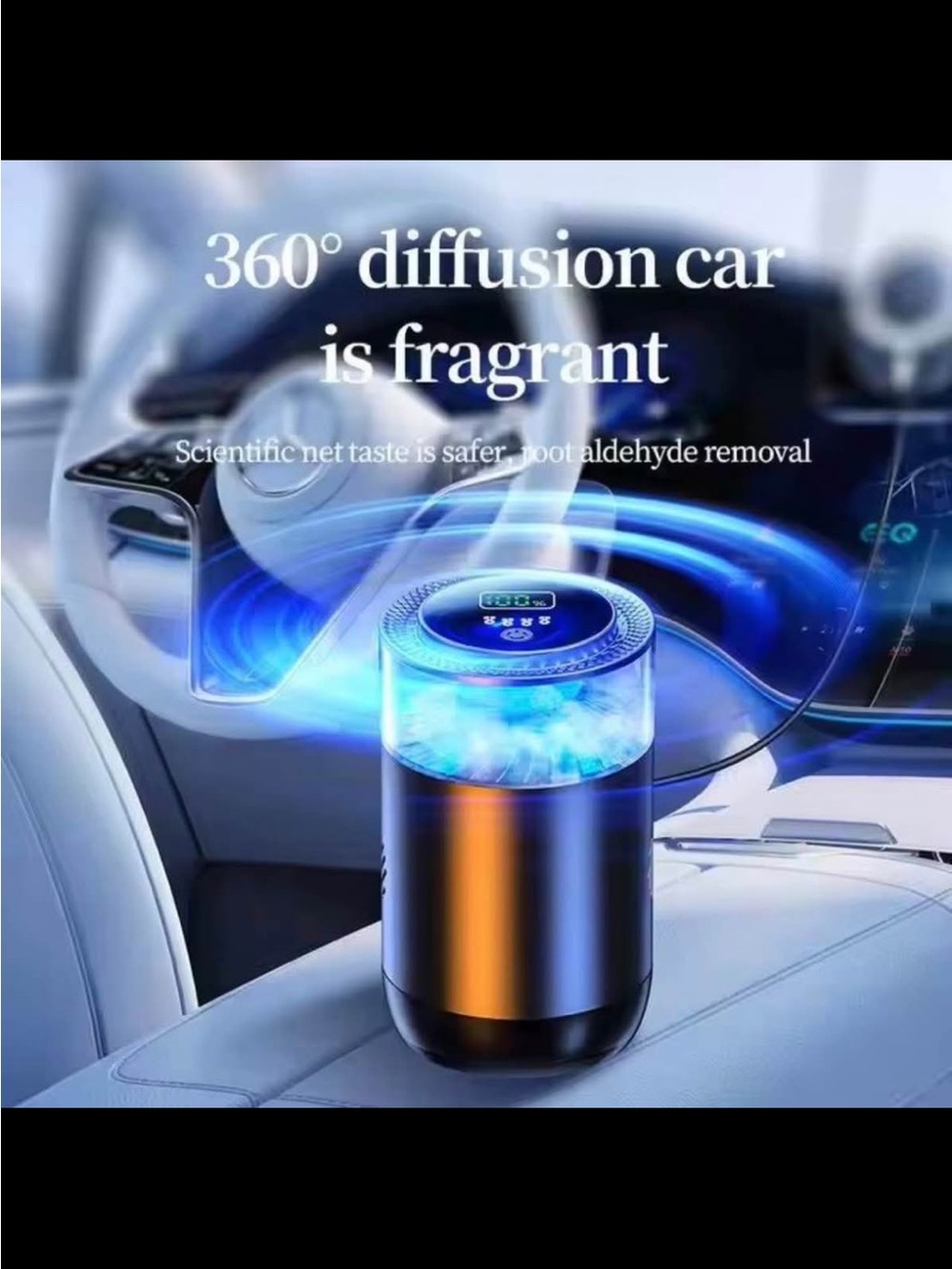 MAILO NWT Smart Car Fragrance Machine Intelligent Cloud Essential Oil Diffuser - Picture 2 of 5
